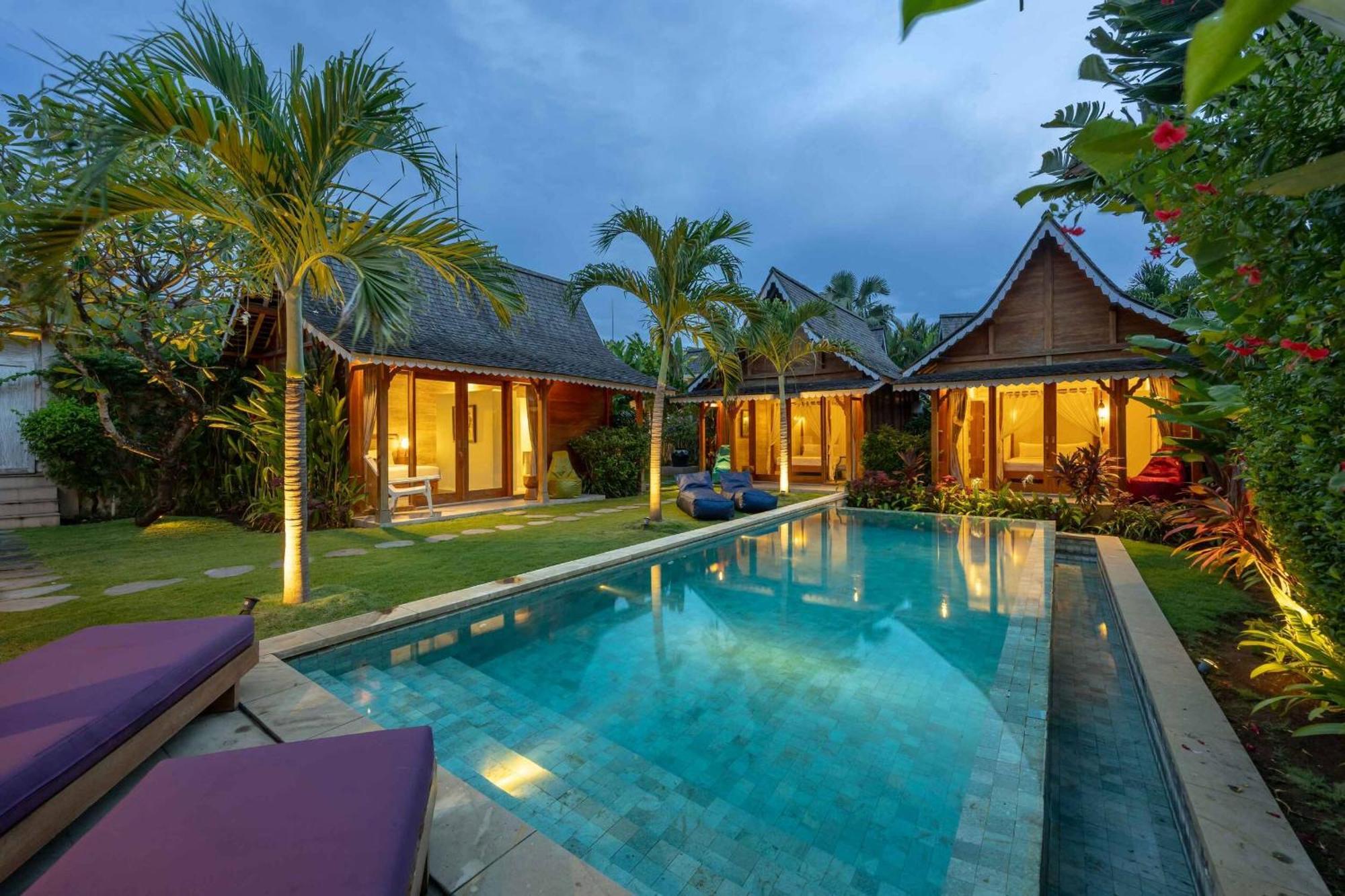 Villa Du Bah - Family Gateway 3Br Villa 12Min To Beach With Private Pool And Parking Kerobokan  Exterior photo
