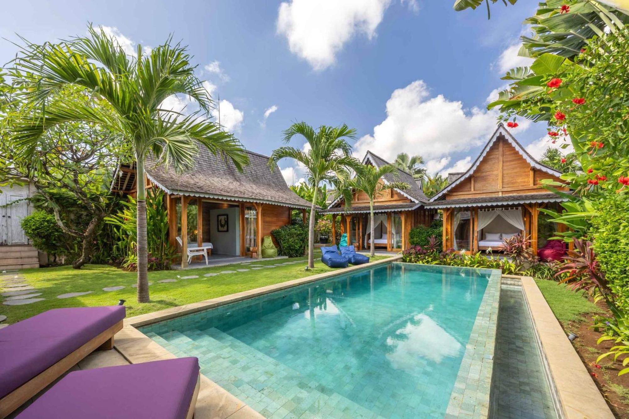 Villa Du Bah - Family Gateway 3Br Villa 12Min To Beach With Private Pool And Parking Kerobokan  Exterior photo