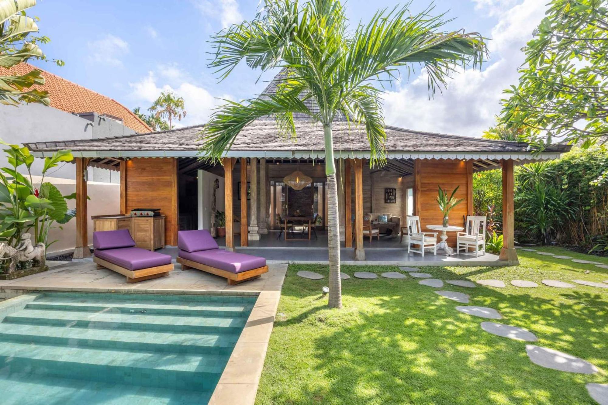 Villa Du Bah - Family Gateway 3Br Villa 12Min To Beach With Private Pool And Parking Kerobokan  Exterior photo